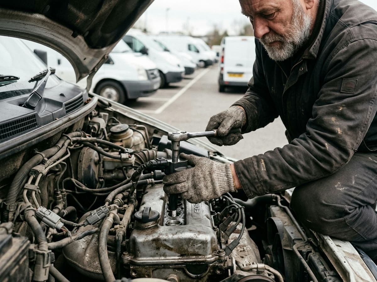 Remplacement de bougies d'allumage à domicile